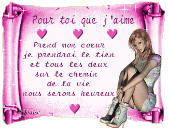 je pansse a un garcon